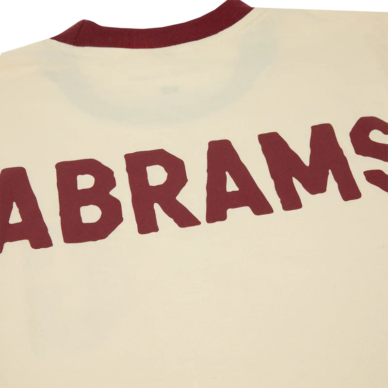 G Abrams Maroon Ringer Unisex T-Shirt - Image 4