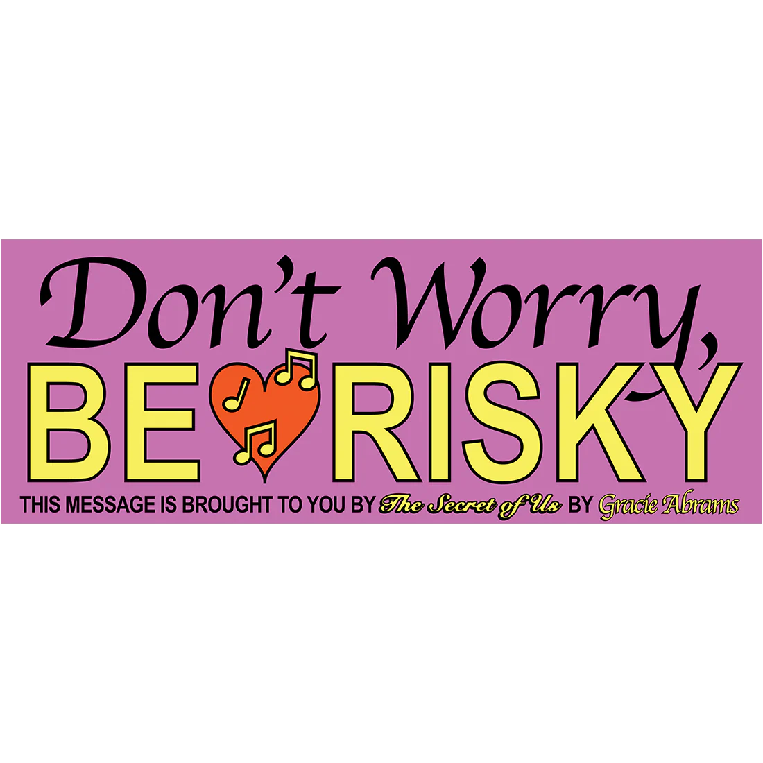 The Secret of Us Bumper Sticker Set-of-4 - Image 5
